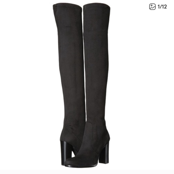 Sam Edelman Suede Vena Over the Knee Boots - Picture 1 of 6